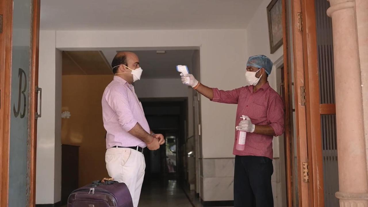 Hotel Bhakti Dhama Vrindāvan Buitenkant foto